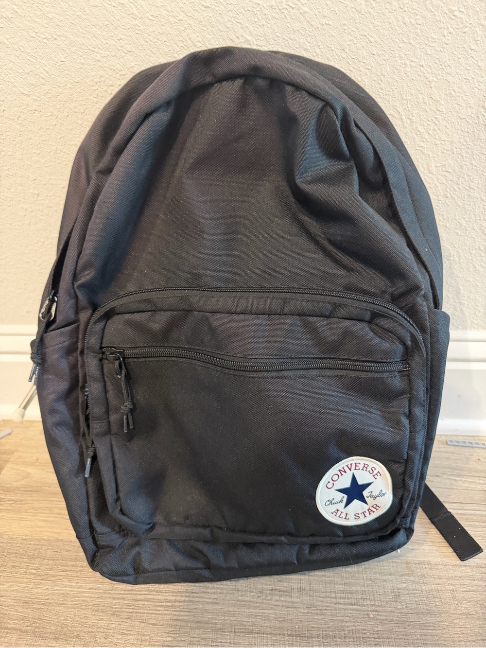 Converse Black Classic Logo Backpack - Picture 1 of 6
